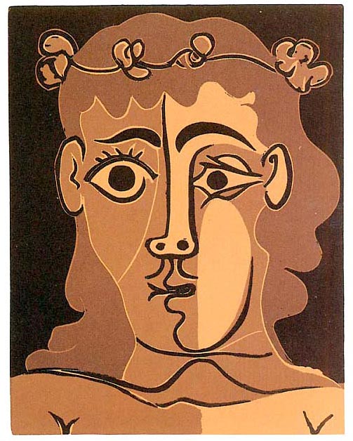 Picasso JEUNE HOMME COURONNE