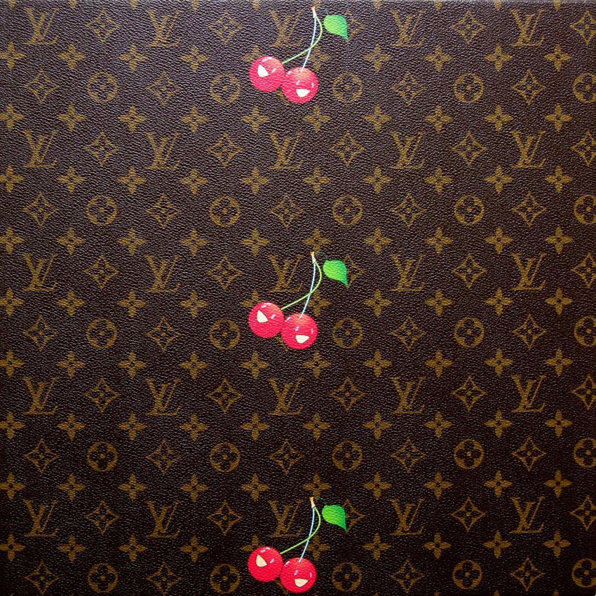 Murakami LOUIS VUITTON MONOGRAM BROWN WITH CHERRIES