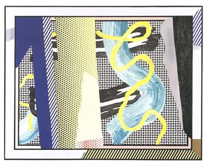 Lichtenstein REFLECTIONS ON BRUSHSTROKES